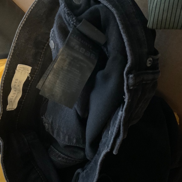 All Saints Cigarette Black Denim Jeans - Picture 8 of 8